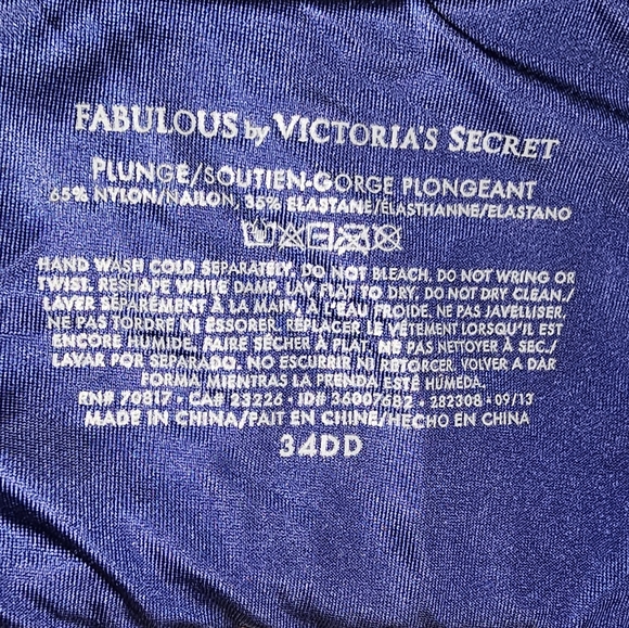 Lot of 2 Victoria Secret bras Fabulous 34DD - Picture 5 of 5